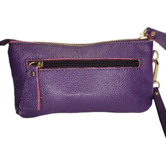 Purple Wristlet Casual Sling Purse - Picture 3 of 6